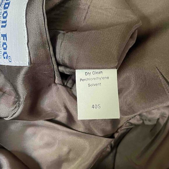 Vintage London Fog Men's Blazer Coat Old Money Gray Herringbone Wool Size 40S - Picture 7 of 9